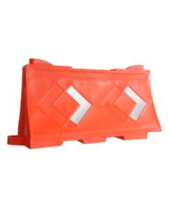 Barrera Ray Naranja Con 4 Flechas Reflejantes 2 De Cada Lado