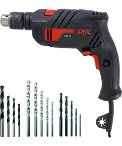 Alternative view of Taladro Percutor 1/2″ (13mm) 570W Vel. Variable + 14 Brocas SKIL 6555