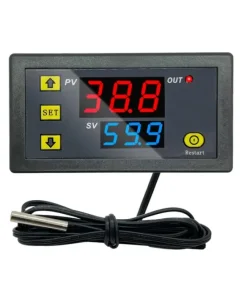Minicontrolador de Temperatura Digital W3230 con sensor NTC