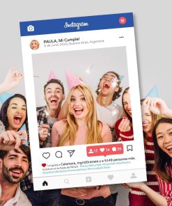 Alternative view of Marco de Fotos para Fiestas – Instagram – PhotoCall – Cartel Foam 70×100 cm