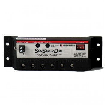 <!--:es-->Regulador 25A 12V para 2 baterías con display SSD 25RM MORNINGSTAR<!--:--> - Imagen 2